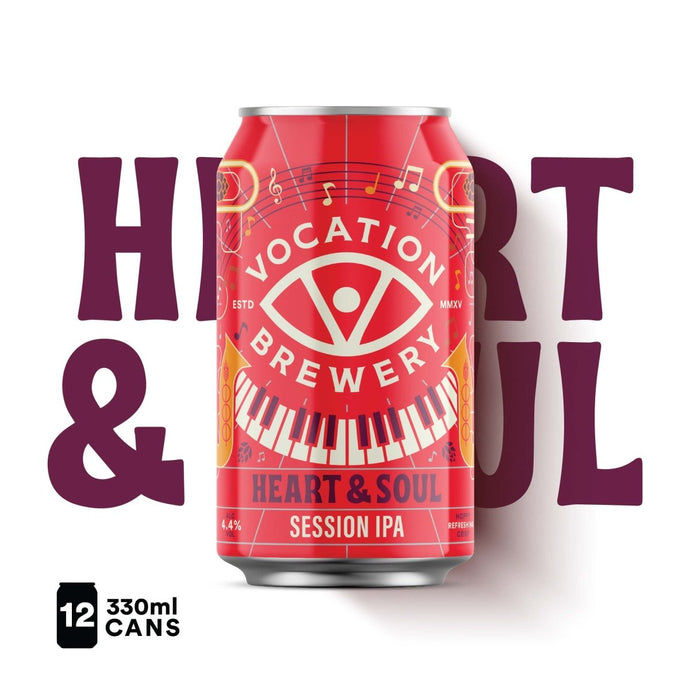 12PK Heart & Soul | 4.4% Gluten Free Session IPA 330ml - Vocation Brewery