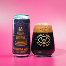 Load image into Gallery viewer, Birthday Cake | 6% Chocolate Stout | 440ml - Vocation Brewery
