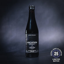 Load image into Gallery viewer, Blended Imperial Porter |10.4% Pinot Noir &amp; Whisky Barrel Aged Beer | 330ml bottle - Vocation Brewery
