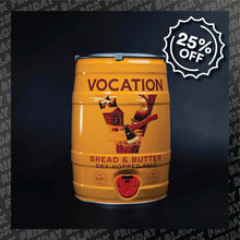 Load image into Gallery viewer, Bread &amp; Butter 5L Mini Keg | 3.9% Dry Hopped Pale - Vocation Brewery
