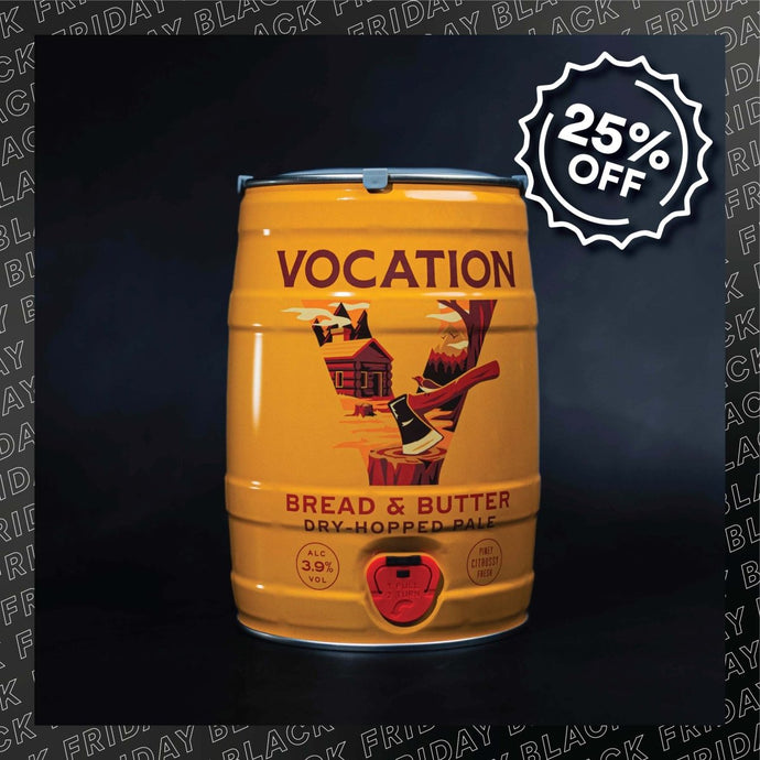 Bread & Butter 5L Mini Keg | 3.9% Dry Hopped Pale - Vocation Brewery