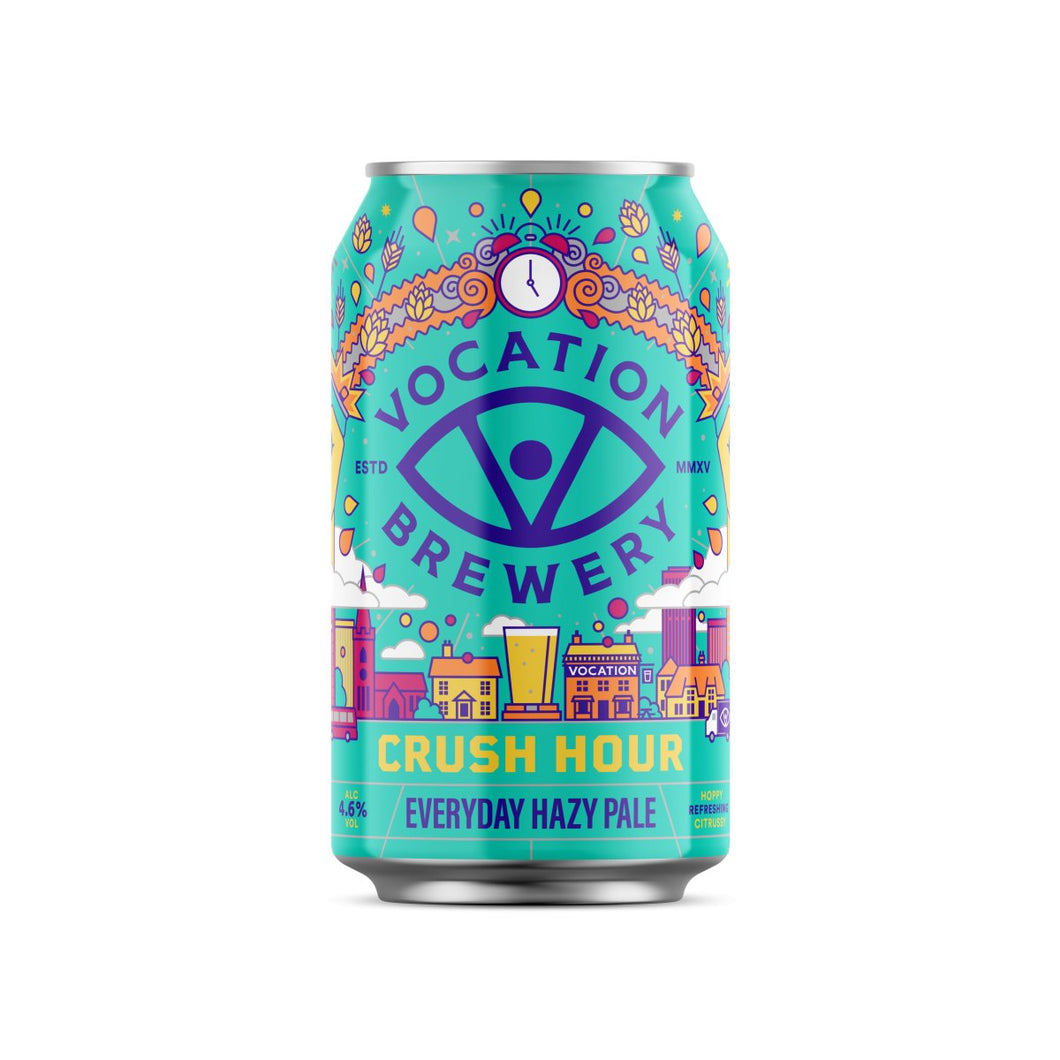 Crush Hour | Everyday Hazy Pale 4.6% 330ml - Vocation Brewery