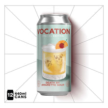 Load image into Gallery viewer, Death By Amaretto Sour | 4.5% Amaretto Sour 440ml - Vocation Brewery
