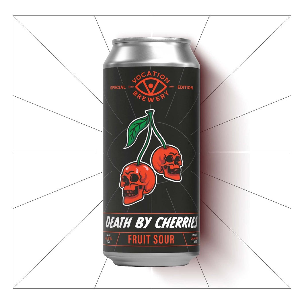 Death By Cherries | 4.5% Cherry Sour 440ml - Vocation Brewery