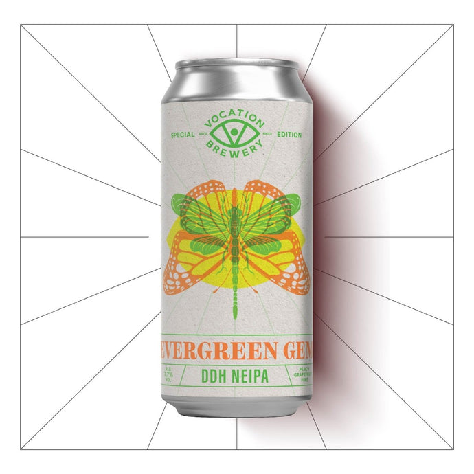 Evergreen Gem | 7.7% DDH NEIPA | 440ml - Vocation Brewery