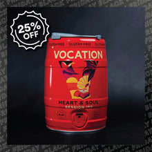 Load image into Gallery viewer, Heart &amp; Soul 5L Mini Keg | 4.4% Gluten Free Session IPA - Vocation Brewery
