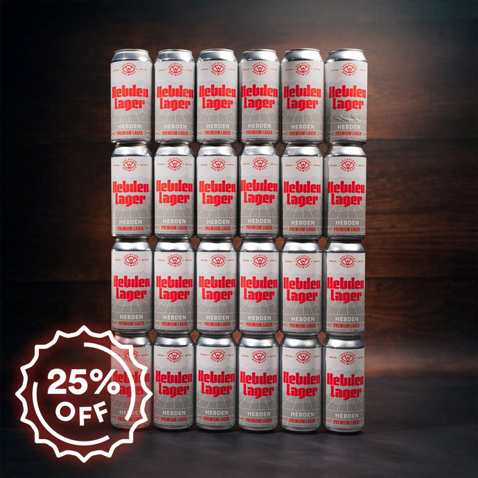 Hebden Lager Bumper Pack | 5% Premium Lager | 24 x 440ml - Vocation Brewery