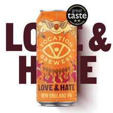 Load image into Gallery viewer, Love &amp; Hate | 7.2% New England IPA 440ml - Vocation Brewery
