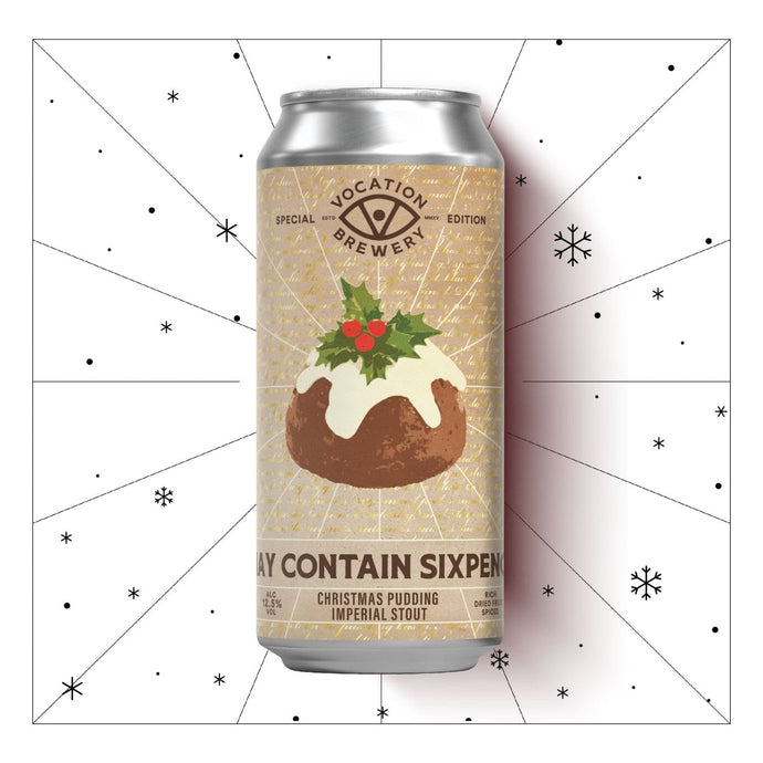 May Contain Sixpence | 12.5% Christmas Pudding Imperial Stout | 440ml - Vocation Brewery