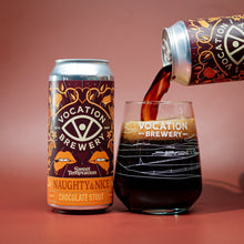 Load image into Gallery viewer, Naughty &amp; Nice | Sweet Temptation | 6.6% Chocolate Stout 440ml - Vocation Brewery
