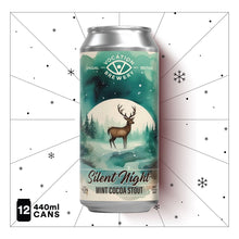 Load image into Gallery viewer, Silent Night | 10% Mint Cocoa Imperial Stout | 440ml - Vocation Brewery
