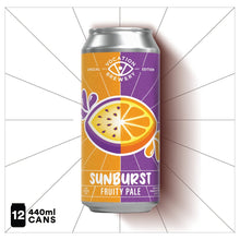 Load image into Gallery viewer, Sunburst | 4.8% Blood Orange &amp; Passionfruit Pale Ale 440ml - Vocation Brewery
